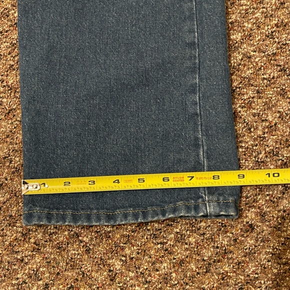 Carhartt Blue Jeans Relaxed Fit Mens 32x31 RN14806 Dark Wash Denim - Picture 8 of 10